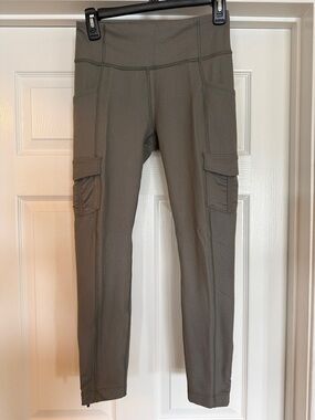 lululemon athletica Olive Green Cargo Leggings